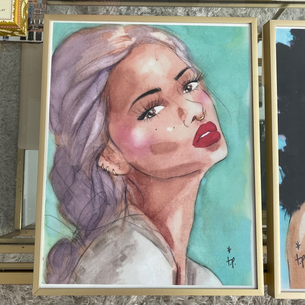 Fashion illustration print